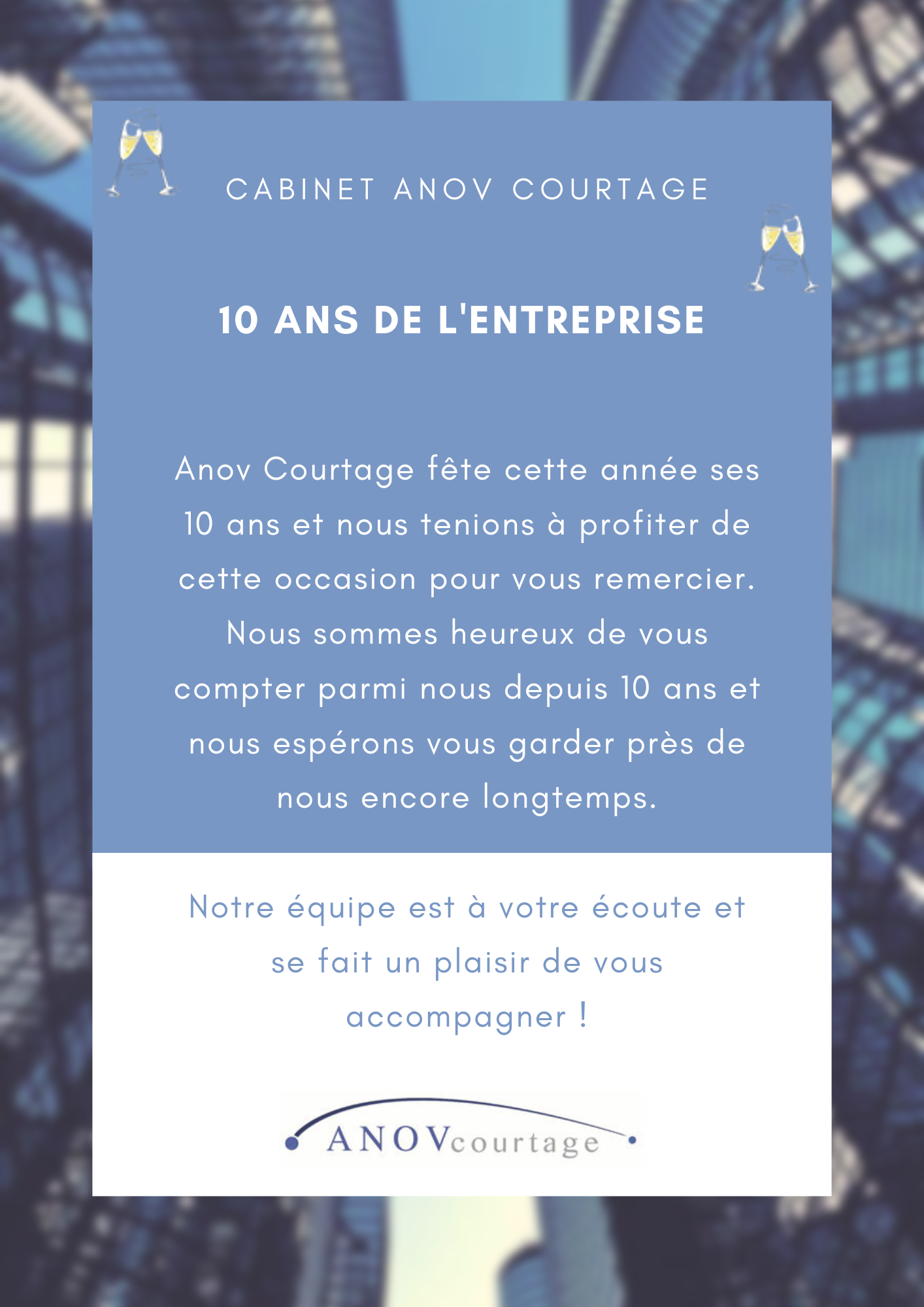 10 ans d’Anov Courtage